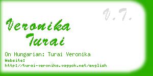 veronika turai business card